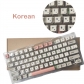 104+34 Retro 9009 PBT Dye-subbed XDA Keycap Set for Mechanical Keyboard English / Thai / Japanese / Russian / Arabic / French / German / Spanish